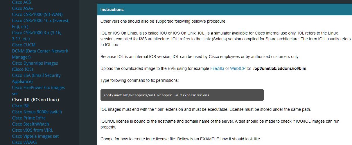 IOL instruction