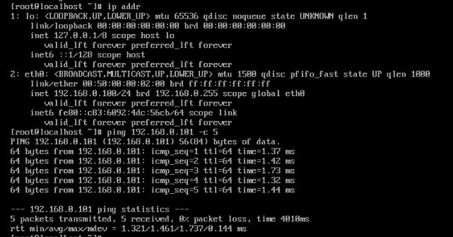 linux ping